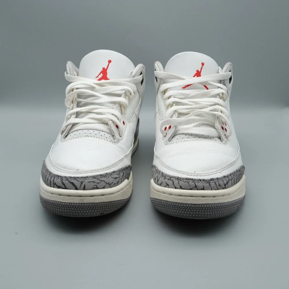 Jordan 3 Retro Mens White Cement Reimagined 9.5 DN3707-100